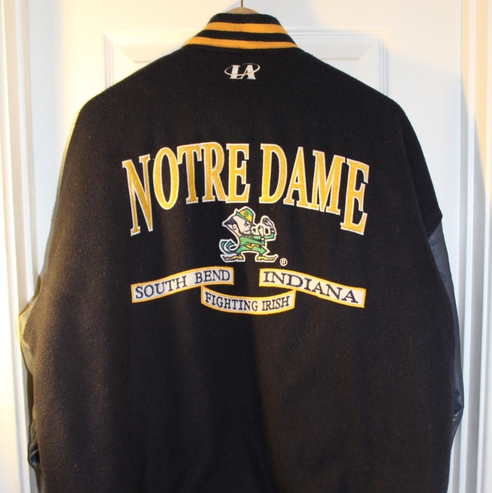 VINTAGE NOTRE DAME VARSITY JACKET